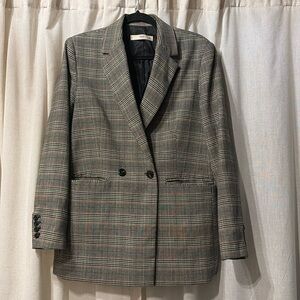 Mango plaid blazer
